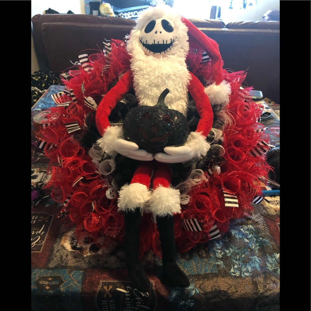 Disney jack skeleton wreath